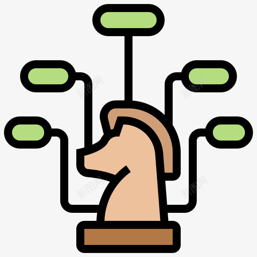 思考思维过程4线条色彩图标svg_新图网 https://ixintu.com 思维 思考 线条 色彩 过程