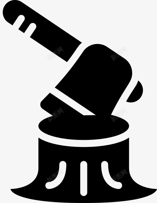 木材切割切割2填充图标svg_新图网 https://ixintu.com 切割 填充 木材