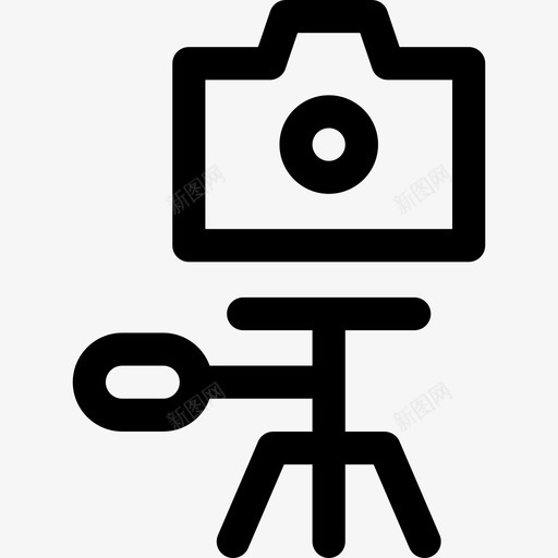 摄像机行程271线性图标svg_新图网 https://ixintu.com 摄像机 线性 行程