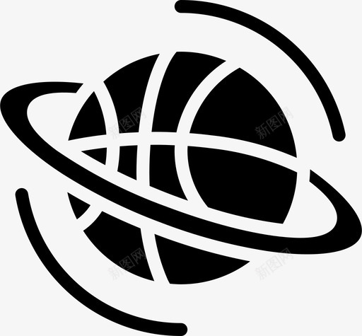 球篮球63填充图标svg_新图网 https://ixintu.com 填充 篮球