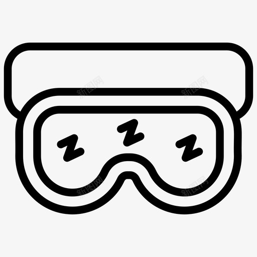 睡眠面膜眼罩化妆舞会图标svg_新图网 https://ixintu.com 化妆 放松 眼罩 睡眠 舞会 补充 计划 运动 锻炼 面膜 饮食