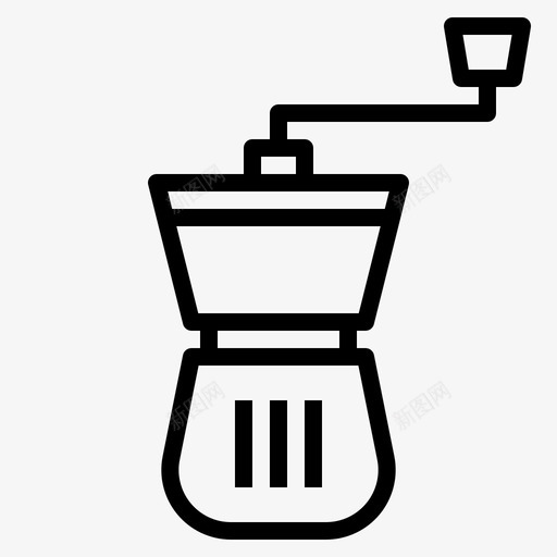 咖啡研磨机咖啡店134直线型图标svg_新图网 https://ixintu.com 咖啡 咖啡店 直线 研磨机 线型