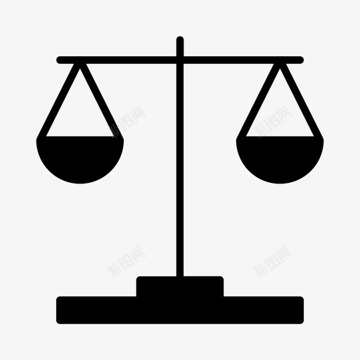比例平衡考虑图标svg_新图网 https://ixintu.com 公司 商业 平衡 标志 比例 法律 考虑 重量