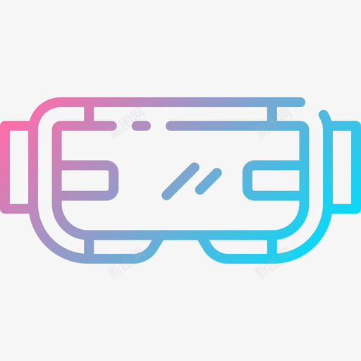 Vr眼镜技术97渐变图标svg_新图网 https://ixintu.com Vr 技术 渐变 眼镜