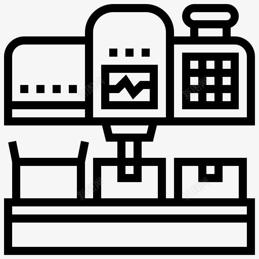 制造批量生产15线性图标svg_新图网 https://ixintu.com 制造 批量生产 线性