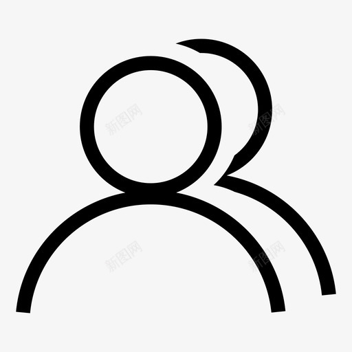 群组svg_新图网 https://ixintu.com 群组 管理,账户列表 线性 单色