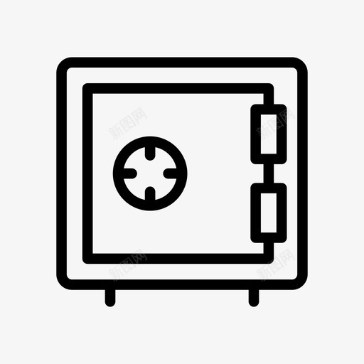 保险箱储物柜保护图标svg_新图网 https://ixintu.com 保护 保险 保险箱 储物柜 标志 标志符 符号 酒店 餐厅