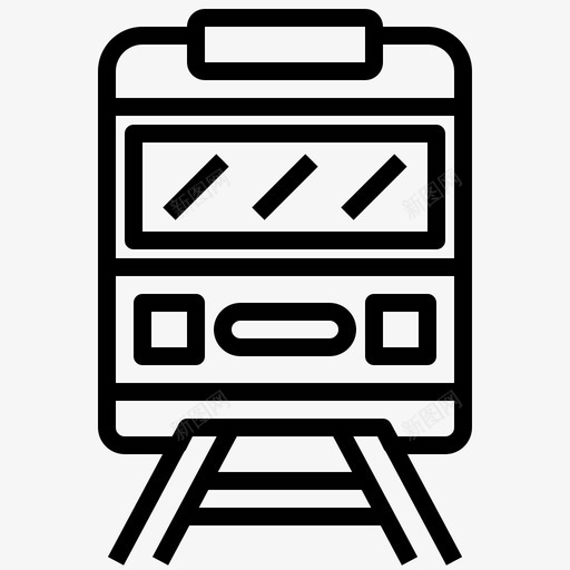 火车火车站31直线图标svg_新图网 https://ixintu.com 火车 火车站 直线