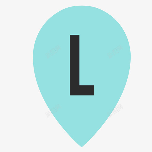 蓝Lsvg_新图网 https://ixintu.com 蓝L 白L灰底