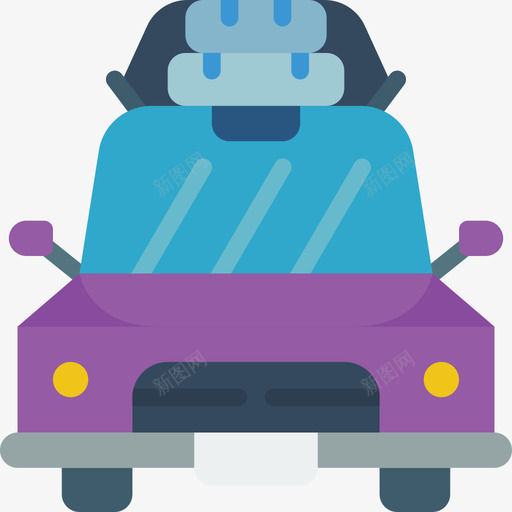 汽车公路旅行6平车图标svg_新图网 https://ixintu.com 公路 平车 旅行 汽车