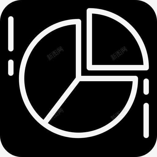 饼图销售额46填充图标svg_新图网 https://ixintu.com 填充 销售额 饼图