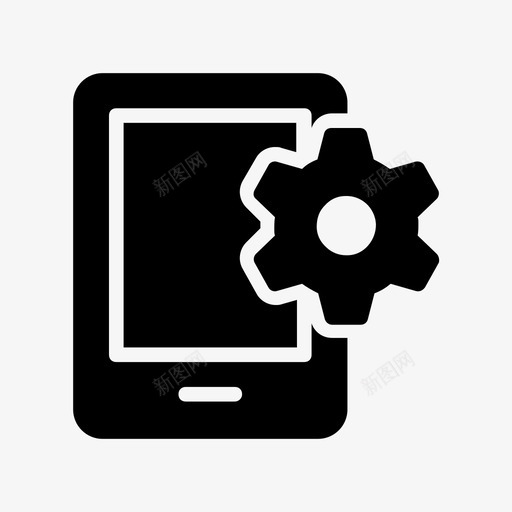 移动设置电话首选项图标svg_新图网 https://ixintu.com 48像素 优化 字形 搜索引擎 电话 移动 营销 设置 首选项
