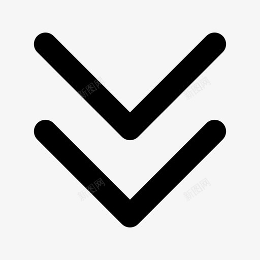 公用-双箭头-右边svg_新图网 https://ixintu.com 公用-双箭头-右边