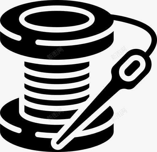 缝纫工具末日填充图标svg_新图网 https://ixintu.com 填充 工具 末日 缝纫 缝纫工