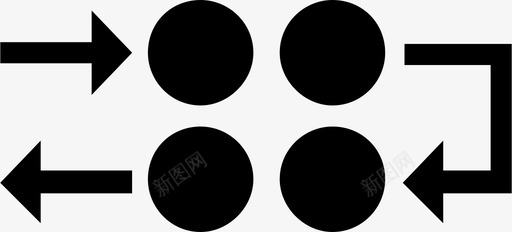 连接先进先出程序图标svg_新图网 https://ixintu.com 先出 先进 程序 系列 连接 顺序