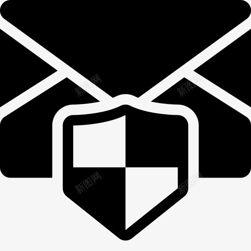 邮件网络安全34填充图标svg_新图网 https://ixintu.com 填充 网络安全 邮件