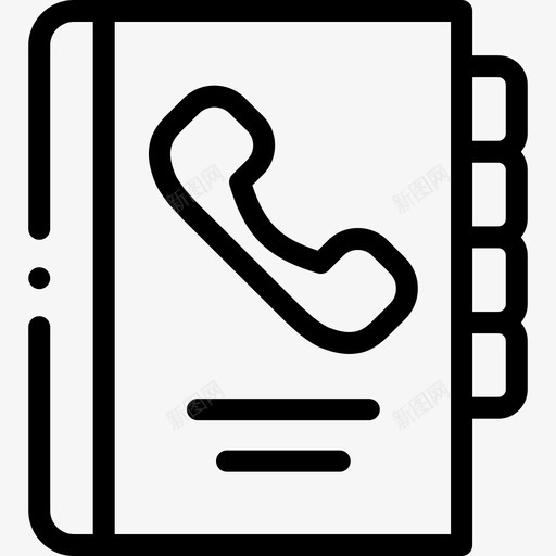 电话联系我们56直线图标svg_新图网 https://ixintu.com 我们 电话 直线 联系