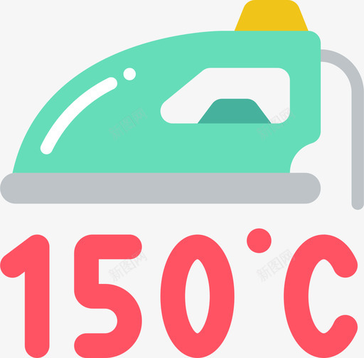 熨斗洗衣房40平的图标svg_新图网 https://ixintu.com 平的 洗衣房 熨斗