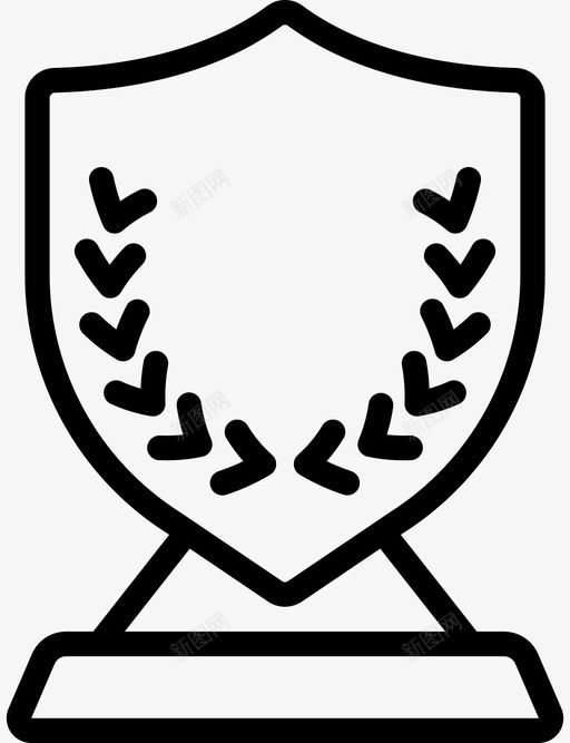 奖杯奖励34直系图标svg_新图网 https://ixintu.com 奖励 奖杯 直系