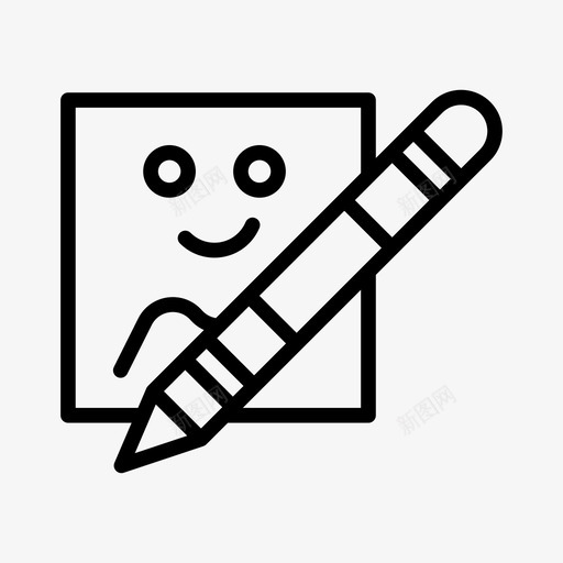 铅笔117学校直系图标svg_新图网 https://ixintu.com 学校 直系 铅笔