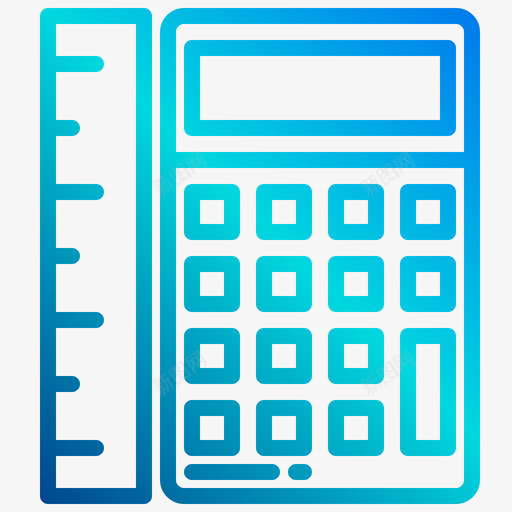计算器126学校线性梯度图标svg_新图网 https://ixintu.com 学校 梯度 线性 计算器