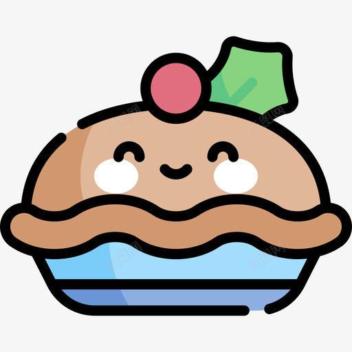 派圣诞食品2线性颜色图标svg_新图网 https://ixintu.com 圣诞 线性 颜色 食品