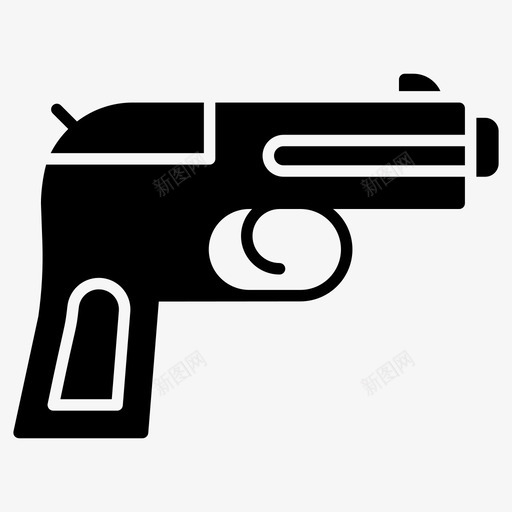 手枪枪猎枪图标svg_新图网 https://ixintu.com 图标 射击 当铺 手枪 武器 猎枪 铭文