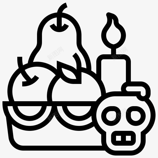 水果死亡日10直系图标svg_新图网 https://ixintu.com 死亡 水果 直系