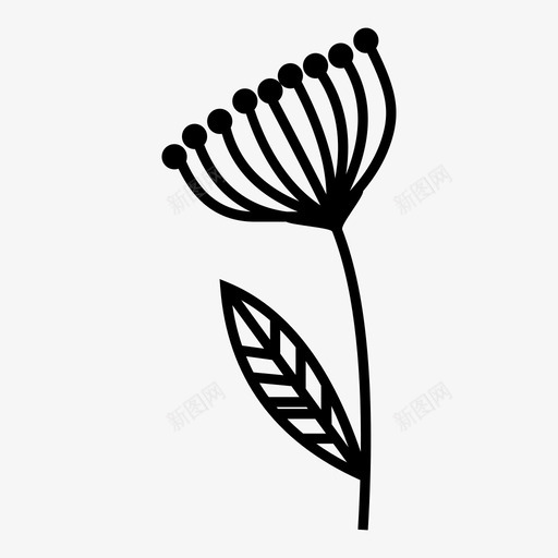 花卉花园手绘花卉系列1图标svg_新图网 https://ixintu.com 手绘 系列 花卉 花园