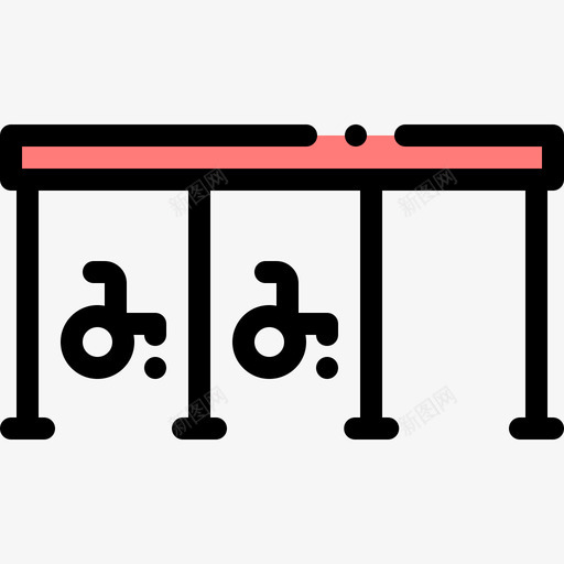 残疾城市82线性颜色图标svg_新图网 https://ixintu.com 城市 残疾 线性 颜色