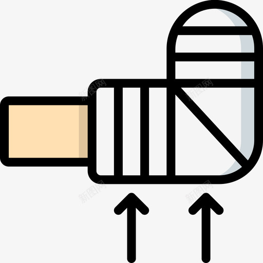 受伤急救1线颜色图标svg_新图网 https://ixintu.com 受伤 急救 颜色