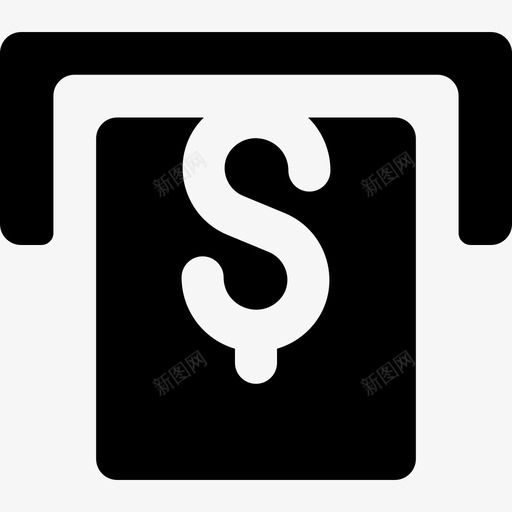 Atm支付和财务2填充图标svg_新图网 https://ixintu.com Atm 填充 支付 财务