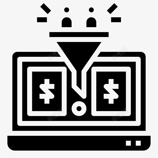 转化率社交媒体180填充图标svg_新图网 https://ixintu.com 填充 媒体 社交 转化率