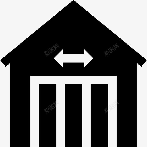 窗户智能家居70填充图标svg_新图网 https://ixintu.com 填充 智能家居 窗户