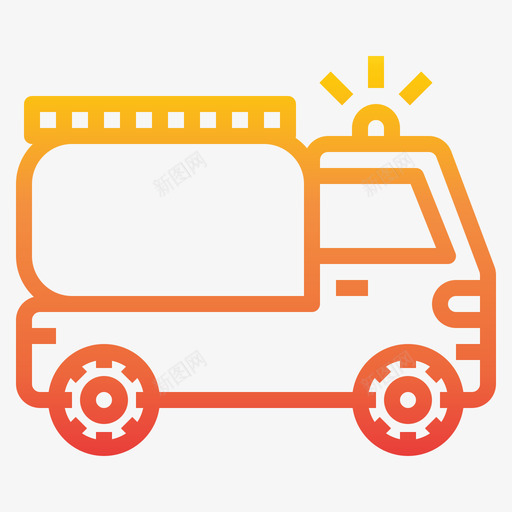消防车25号车厢坡度图标svg_新图网 https://ixintu.com 25号 坡度 消防车 车厢