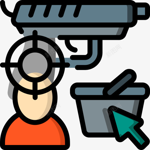 HitmanDarkWeb1线性颜色图标svg_新图网 https://ixintu.com Dark Hitman Web 线性 颜色