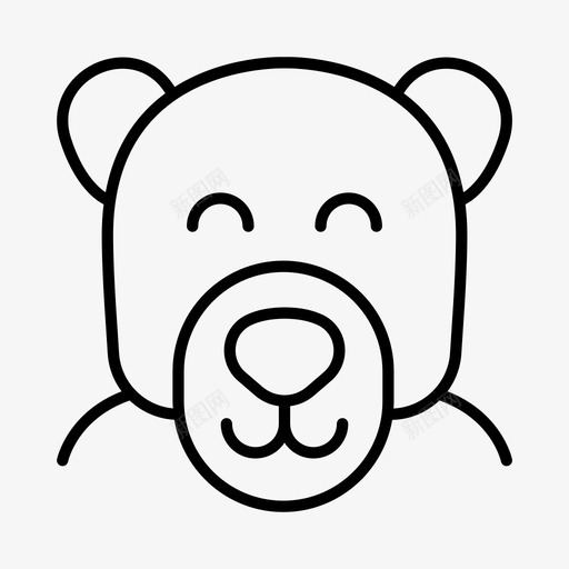 北极熊南极洲北极圈图标svg_新图网 https://ixintu.com 冬天 北极圈 北极熊 南极洲 探险队