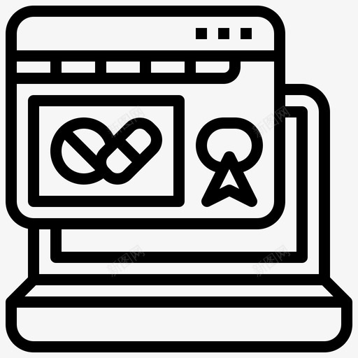 毒品深色网8线状图标svg_新图网 https://ixintu.com 毒品 深色 线状