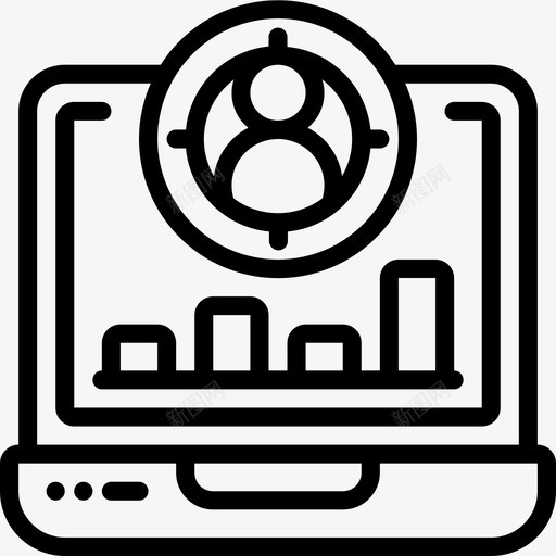 目标营销销售47直线图标svg_新图网 https://ixintu.com 目标 直线 营销 销售