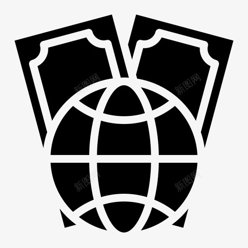 全球电子商务139填充图标svg_新图网 https://ixintu.com 全球 填充 电子商务