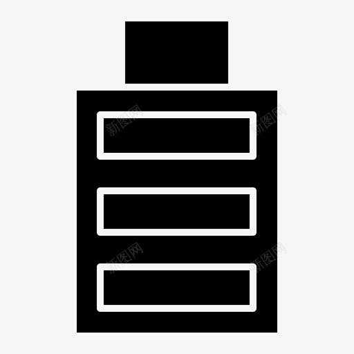 电池完整简单图标svg_新图网 https://ixintu.com 体验 完整 用户 电池 简单