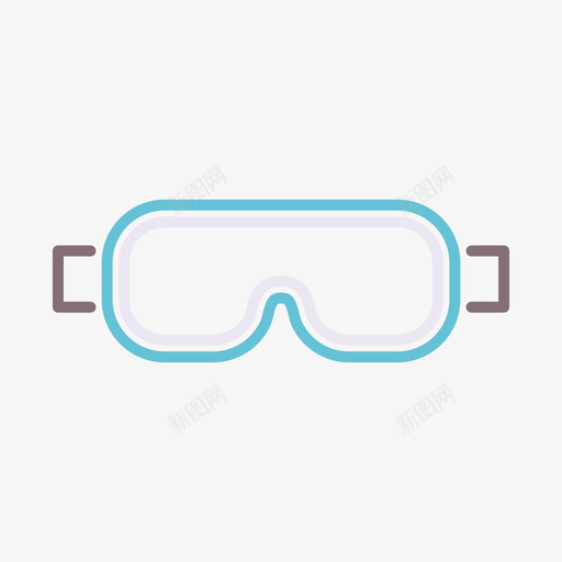 护目镜diy9线性颜色图标svg_新图网 https://ixintu.com diy 护目镜 线性 颜色
