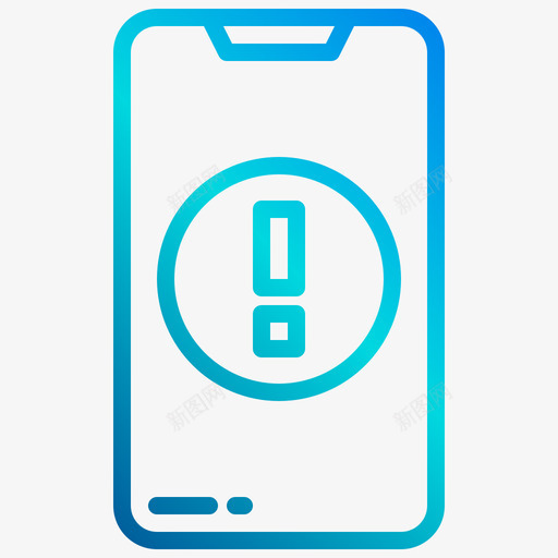 感叹号呼叫中心3线性梯度图标svg_新图网 https://ixintu.com 叹号 呼叫中心 感叹 梯度 线性