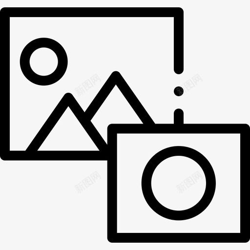 照片编辑工具23线性图标svg_新图网 https://ixintu.com 图片 工具 照片 线性 编辑