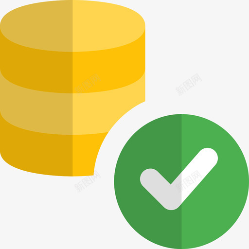 已验证web应用程序数据库平面图标svg_新图网 https://ixintu.com web 平面 应用程序 数据库 验证