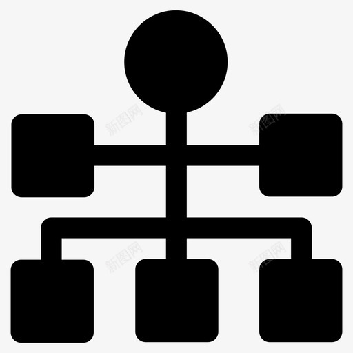 流程图层次结构站点地图图标svg_新图网 https://ixintu.com seo 图标 地图 字形 层次 流程图 站点 结构