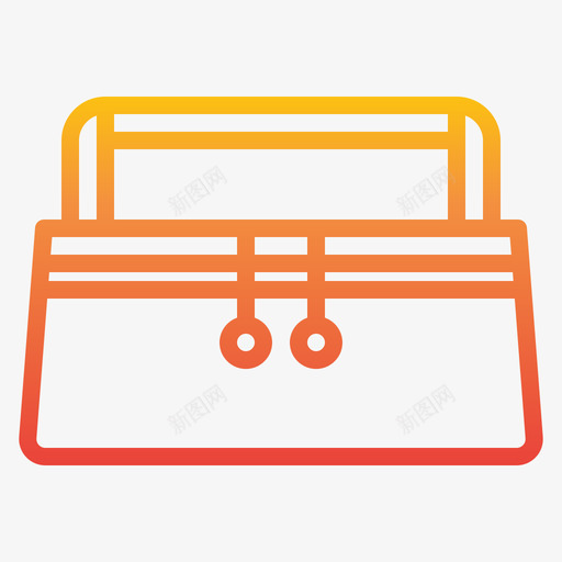 手提包14号包渐变色图标svg_新图网 https://ixintu.com 14号包 变色 手提包 渐变