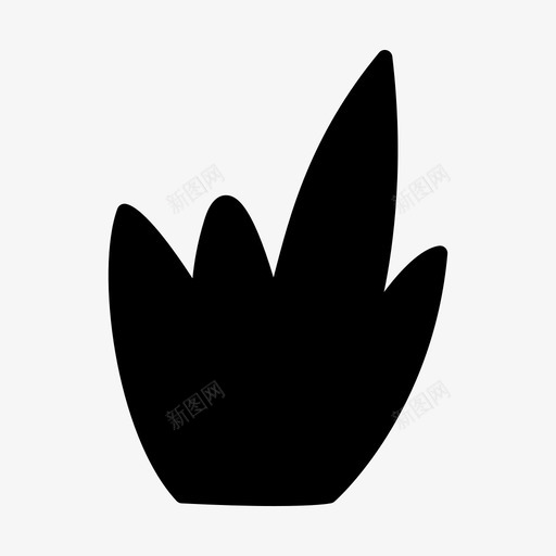 灌木森林自然图标svg_新图网 https://ixintu.com 树林 森林 植物 灌木 灌木丛 自然
