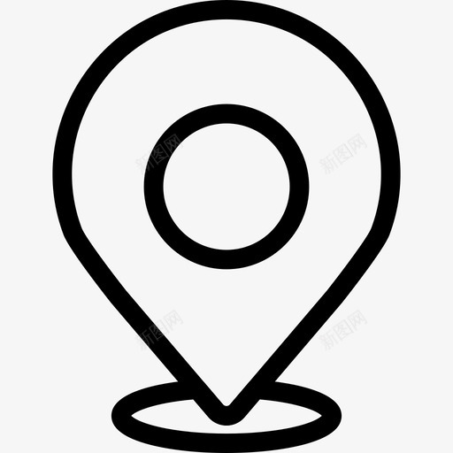 定位销地图地图销图标svg_新图网 https://ixintu.com 优化 地图 定位 放置 杂项