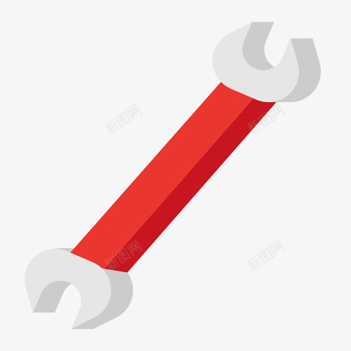 69号工具平头扳手图标svg_新图网 https://ixintu.com 69号 工具 平头 扳手